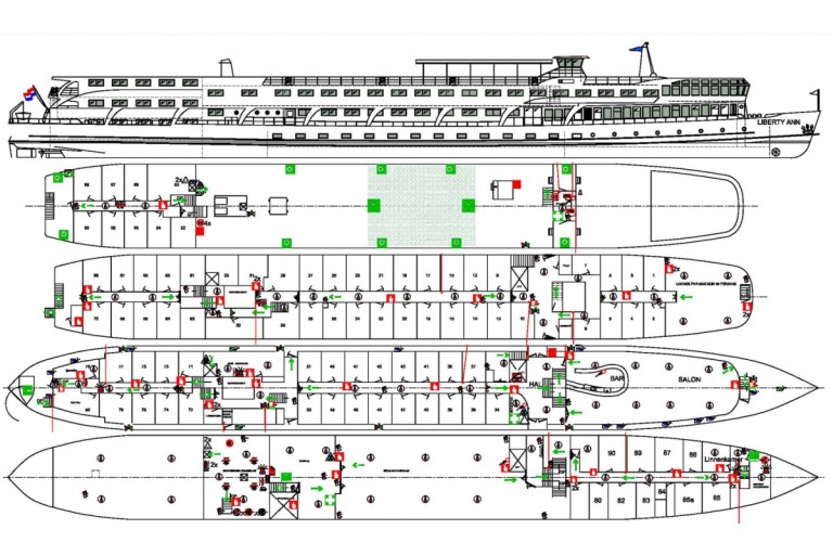 Hotel Passenger vessel 144 passengers