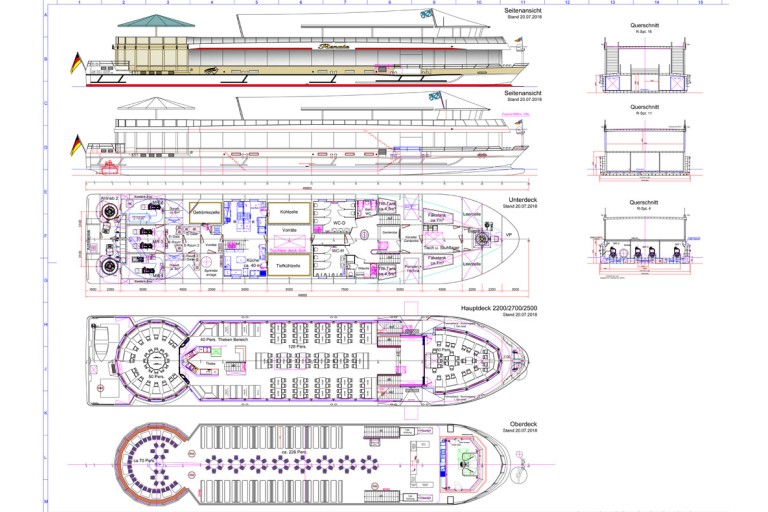 Day passenger ship / Party ship 500 pax