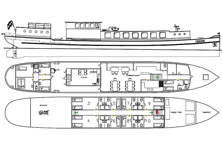 Hotel / Passenger ship 18 pax