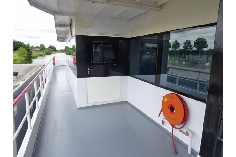 200 passagers Bateau d'excursion, certificat du Rhin