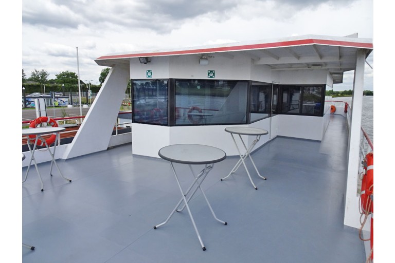 200 passagers Bateau d'excursion, certificat du Rhin