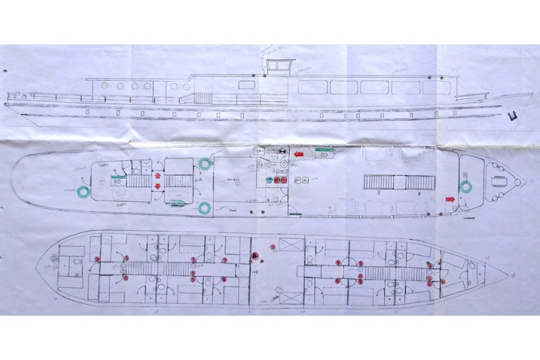 Hotel Passagierschiff 34 / 100 Passagiere