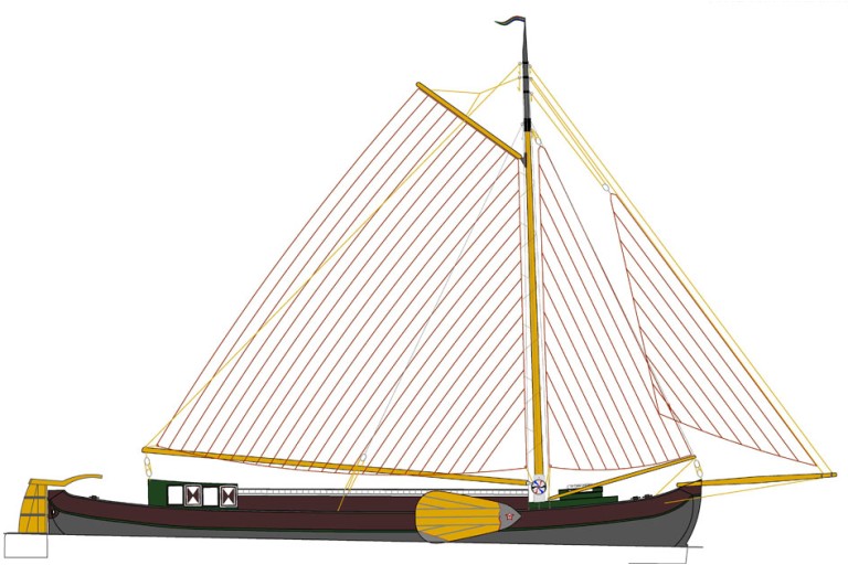 Dutch Barge 21.50 with TRIWV