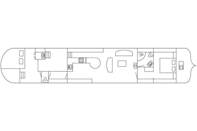 Péniche Hollandaise 25.66 avec certificat