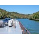 Spits Fahrendes Wohnschiff mit Rheinattest