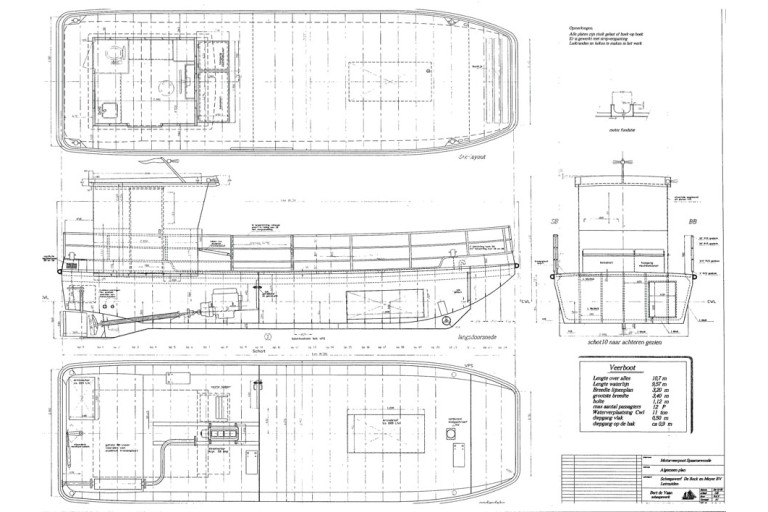 Fahrrad-/Fußgängerfähre 10.70
