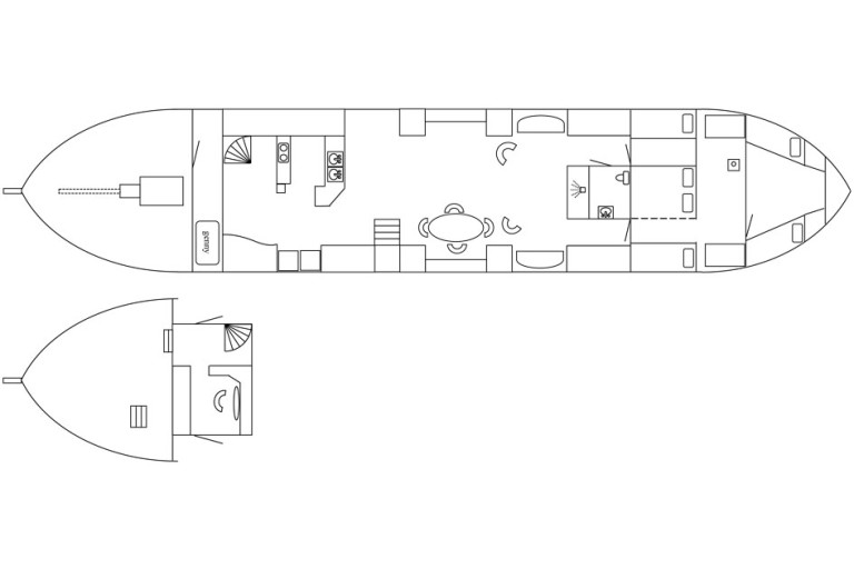 Inland / Coastal Barge 25.40, Rhine certified