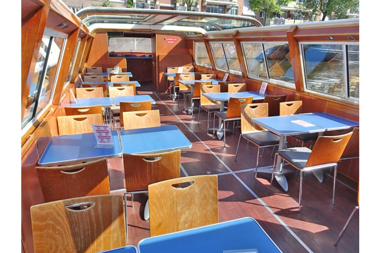 Amsterdamse Grachten rondvaartboot 21.80