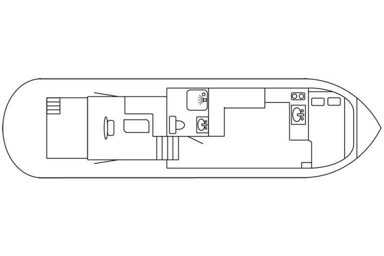 Motor Cutter 13.47, Live Aboard