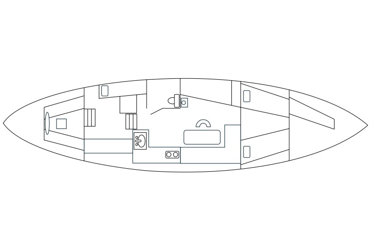 Gentlemen's sailing yacht 15.20