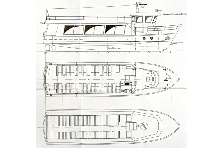 140 passagers Bateau d'excursion 140 passagers