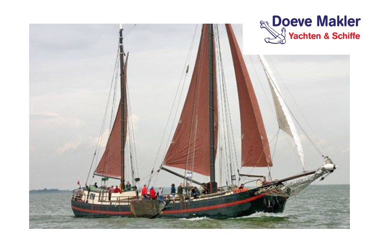 Klipperaak Charterschiff