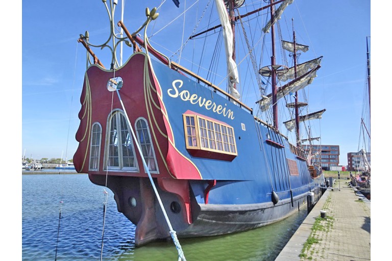 3 mast Charter ship / Event boat 44 hotel guests, 150 day guests
