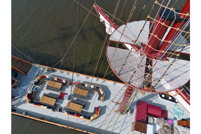 3 mast Charter ship / Event boat 44 hotel guests, 150 day guests
