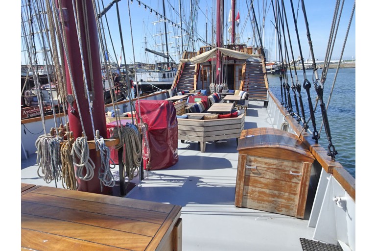 3 mast Charter ship / Event boat 44 hotel guests, 150 day guests