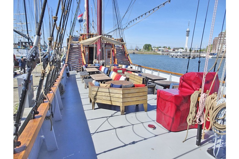 3 mast Charter ship / Event boat 44 hotel guests, 150 day guests