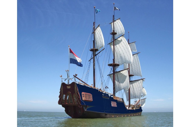 3 mast Charter ship / Event boat 44 hotel guests, 150 day guests