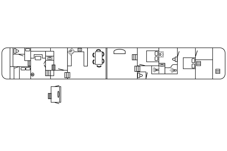 Spits Varend Woonschip 38.95, met UBC
