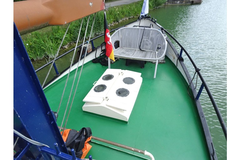 Cotre à voile 15.45, grande zone de navigation