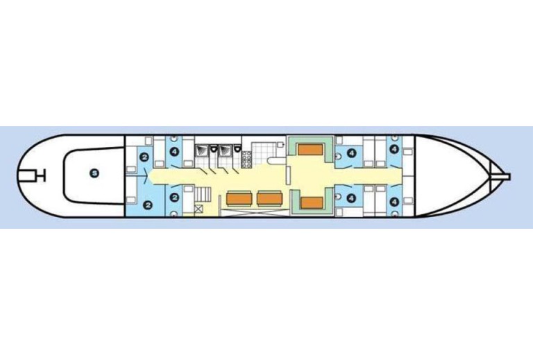 Top sail schooner 26 overnight guests