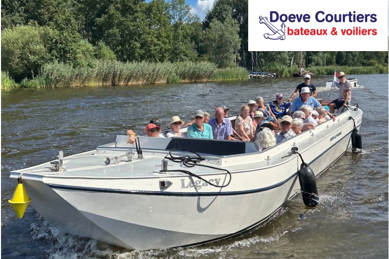 Bateau de promenade ouvert pour 35 passagers