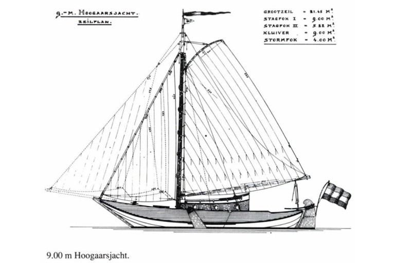 Dutch Classic Sailing yacht 900