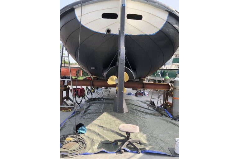 Skutsje Fahrendes Wohnschiff 17.12