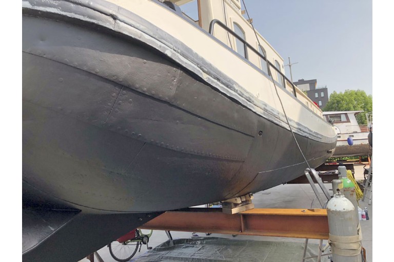 Skutsje Fahrendes Wohnschiff 17.12