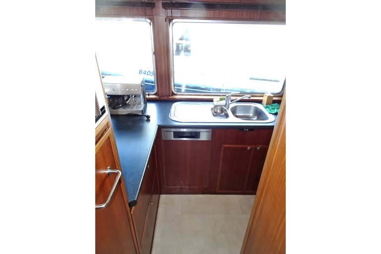 Yacht Chalutier 48, de mer