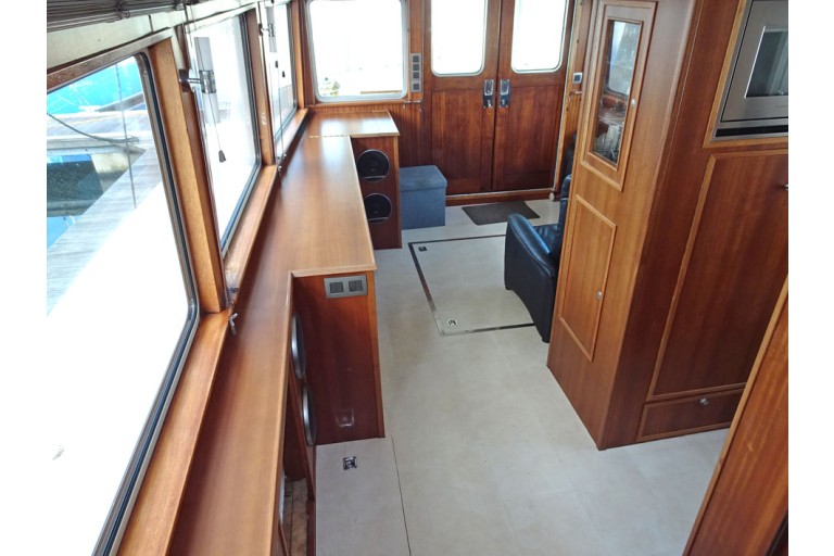 Yacht Chalutier 48, de mer