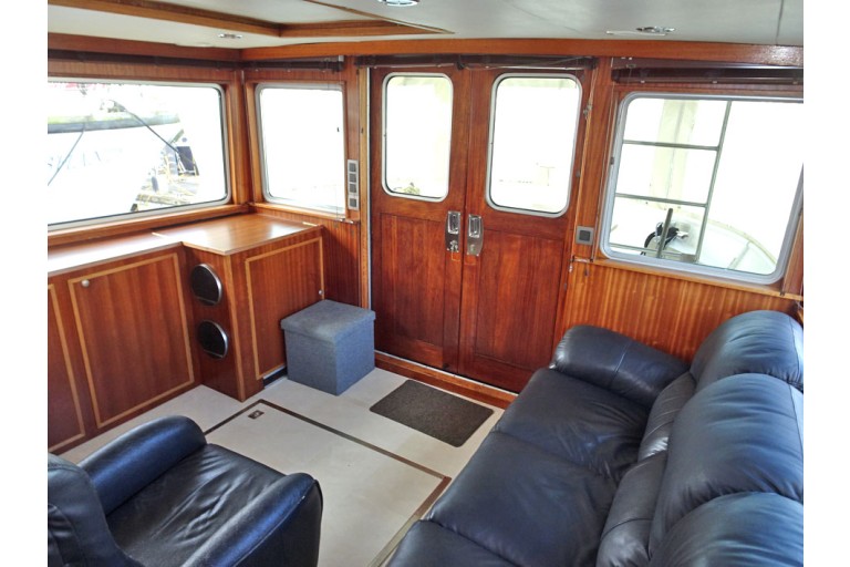 Yacht Chalutier 48, de mer