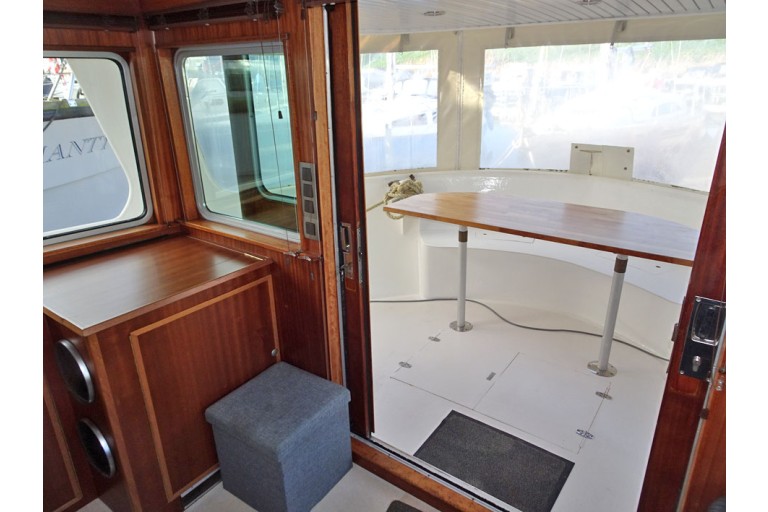 Yacht Chalutier 48, de mer