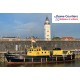 Bateau d’inspection VNF néerlandais / bateau-logement 23.23, certifié ES-TRIN pour le Rhin