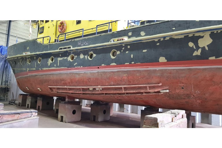 Ehemaliges Wasserstraßenbehörde / Wohnschiff 23.23, ES-TRIN- Rhein Zertifiziert