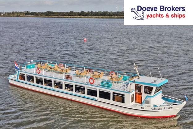 Hybrid canal tour boat, 140 passengers