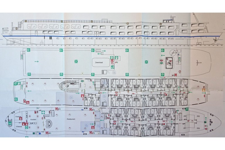 Hotel / Passenger ship 120 pax