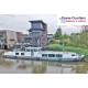 Péniche flottante de luxe, certifiée Rhin