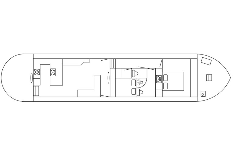 Luxe Motor Dutch Barge 21.08, ES-TRIN certified