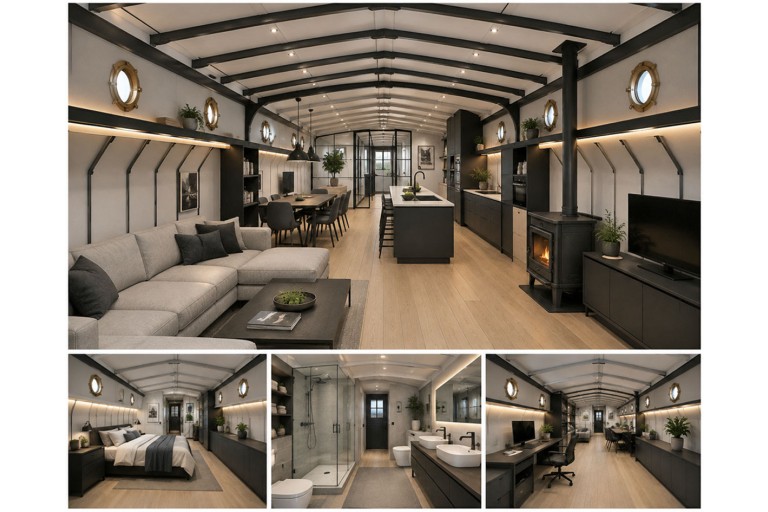 Dutch Barge Liveaboard 38.89, ES-TRIN certified