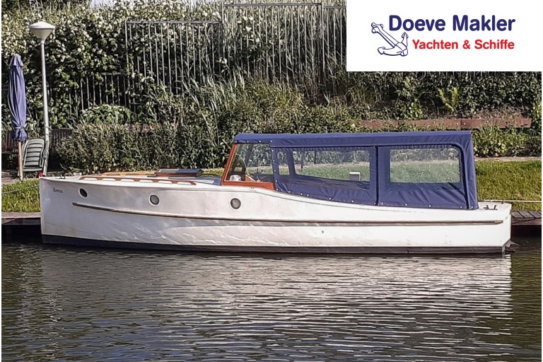 Backdeck Klassische Motoryacht 7.60