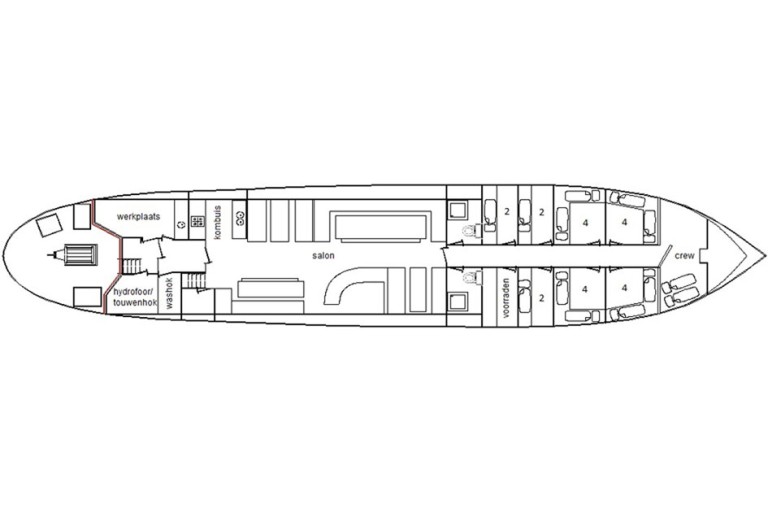 Zwei-Mast See Charter Klipper 22 Pers.
