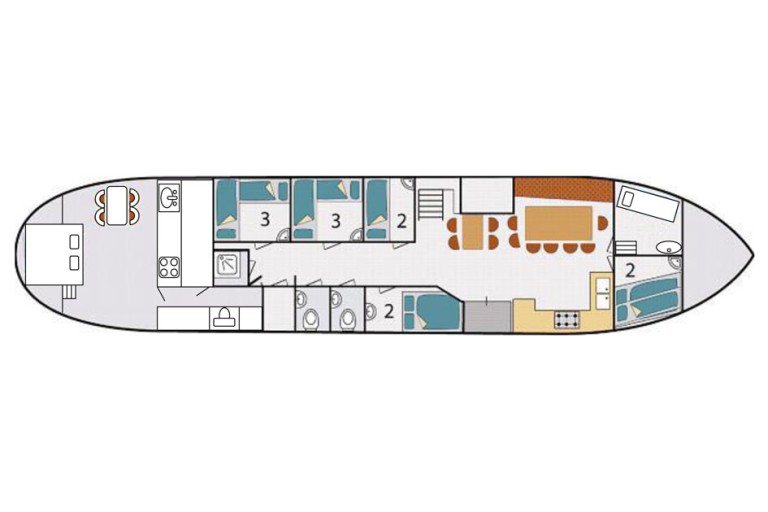 Voile Klipper 24.35 (avec certificat communautaire) 12 passagers